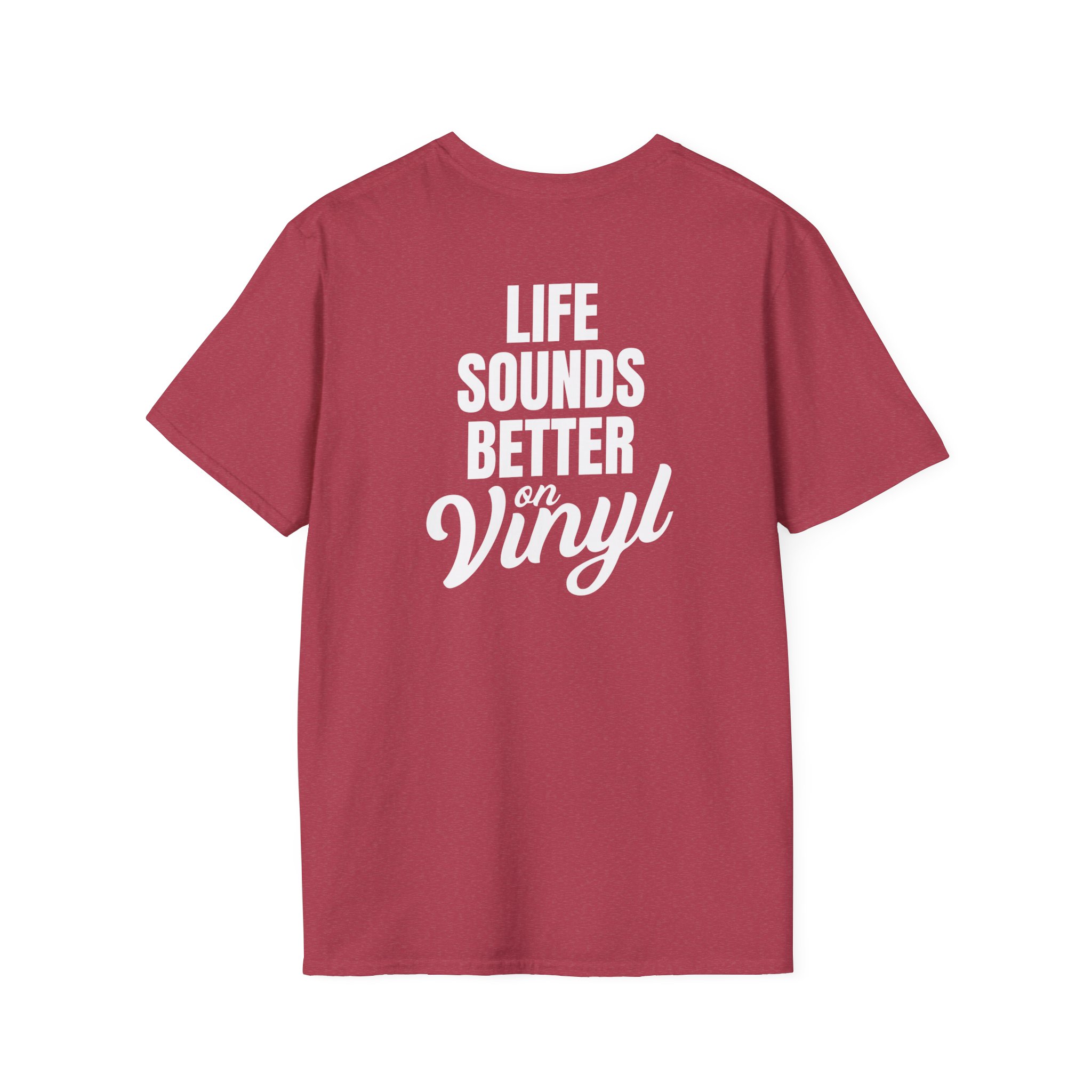 Vinyl Music Lover T-Shirt - Life Sounds Better on Vinyl - Image 56