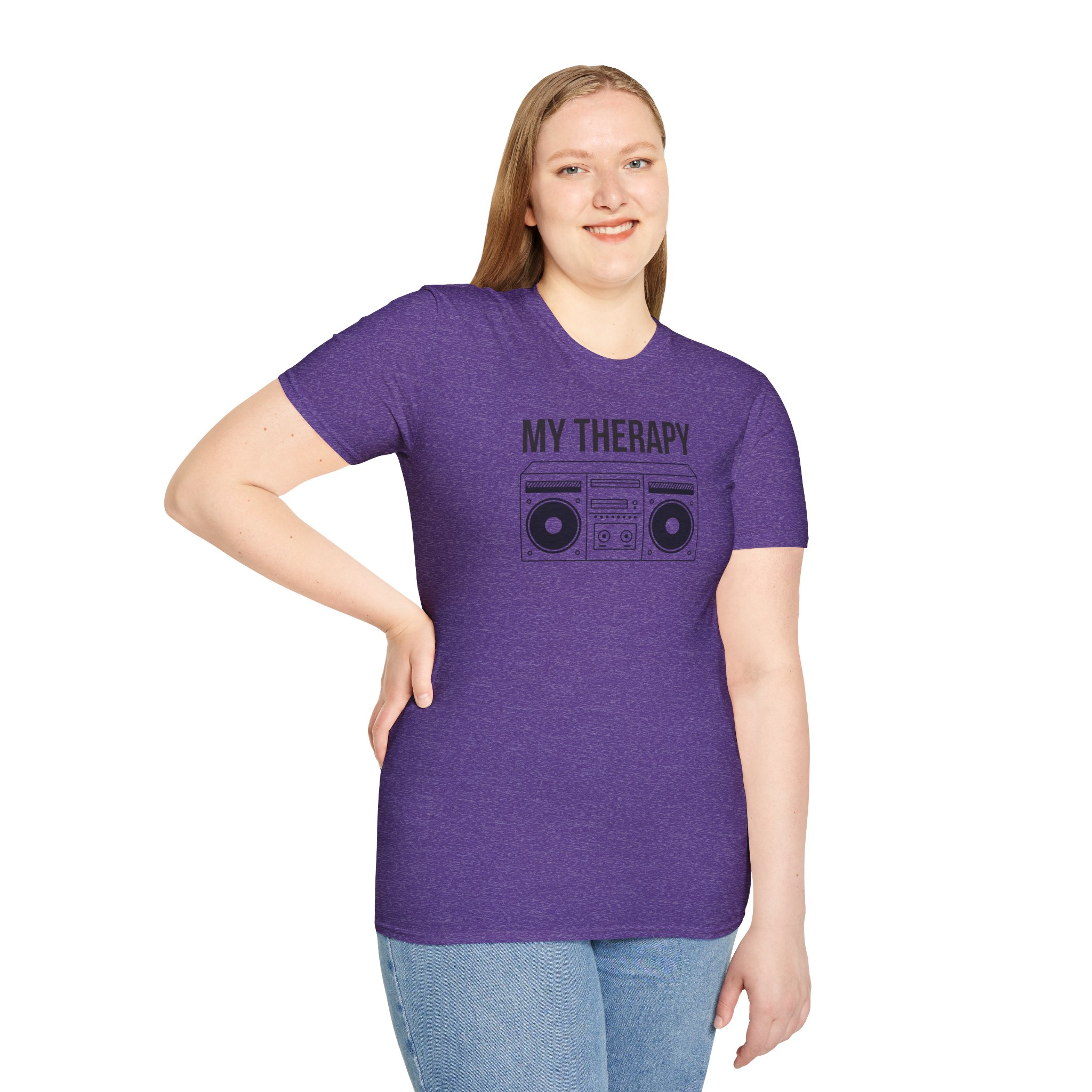 T‑Shirt — "My Therapy" Boombox Graphic Tee - Image 69