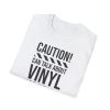 Vinyl Lover T-Shirt — "Caution! Can Talk About Vinyl For Hours" Music Tee - Thumbnail Image 10