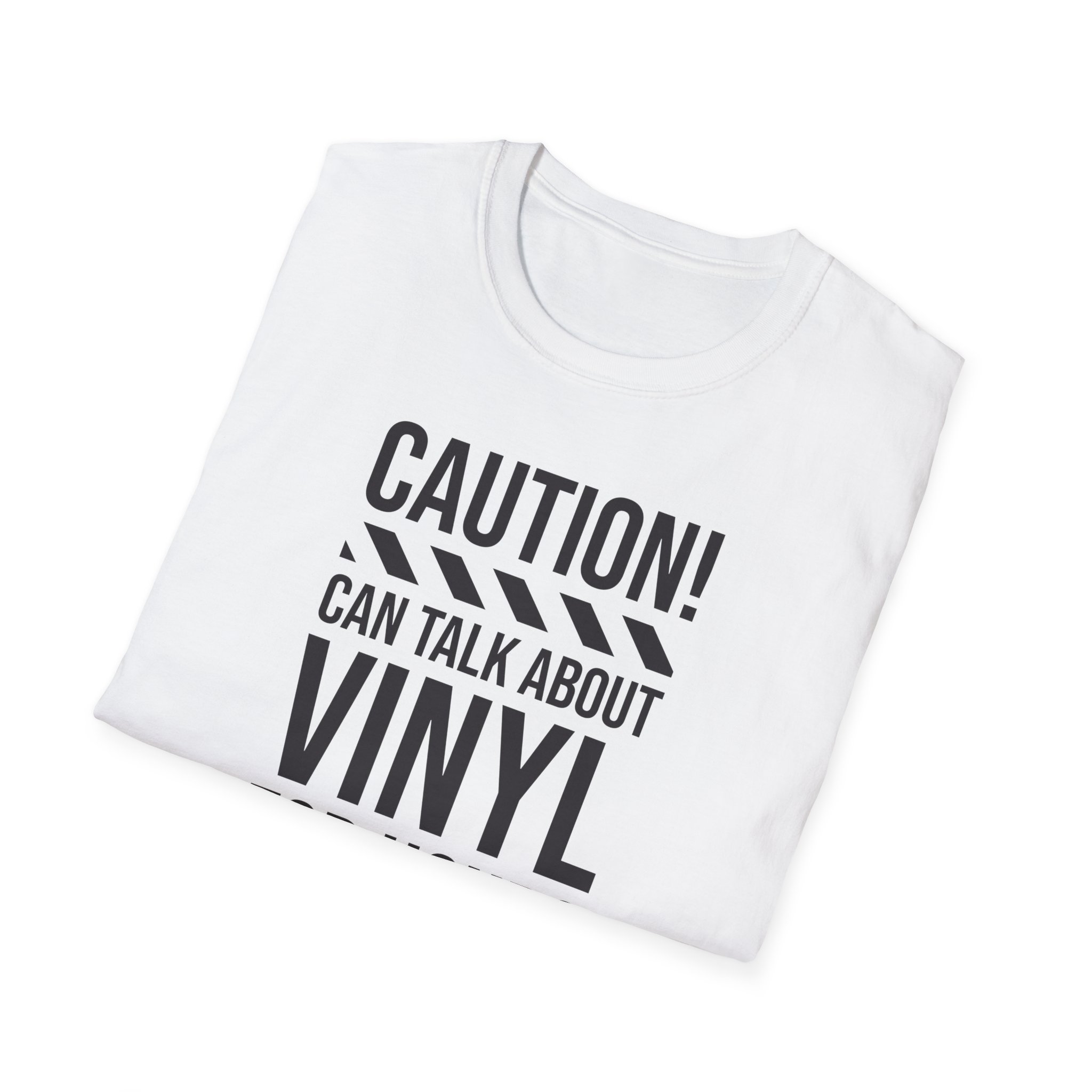 Vinyl Lover T-Shirt — "Caution! Can Talk About Vinyl For Hours" Music Tee - Image 10