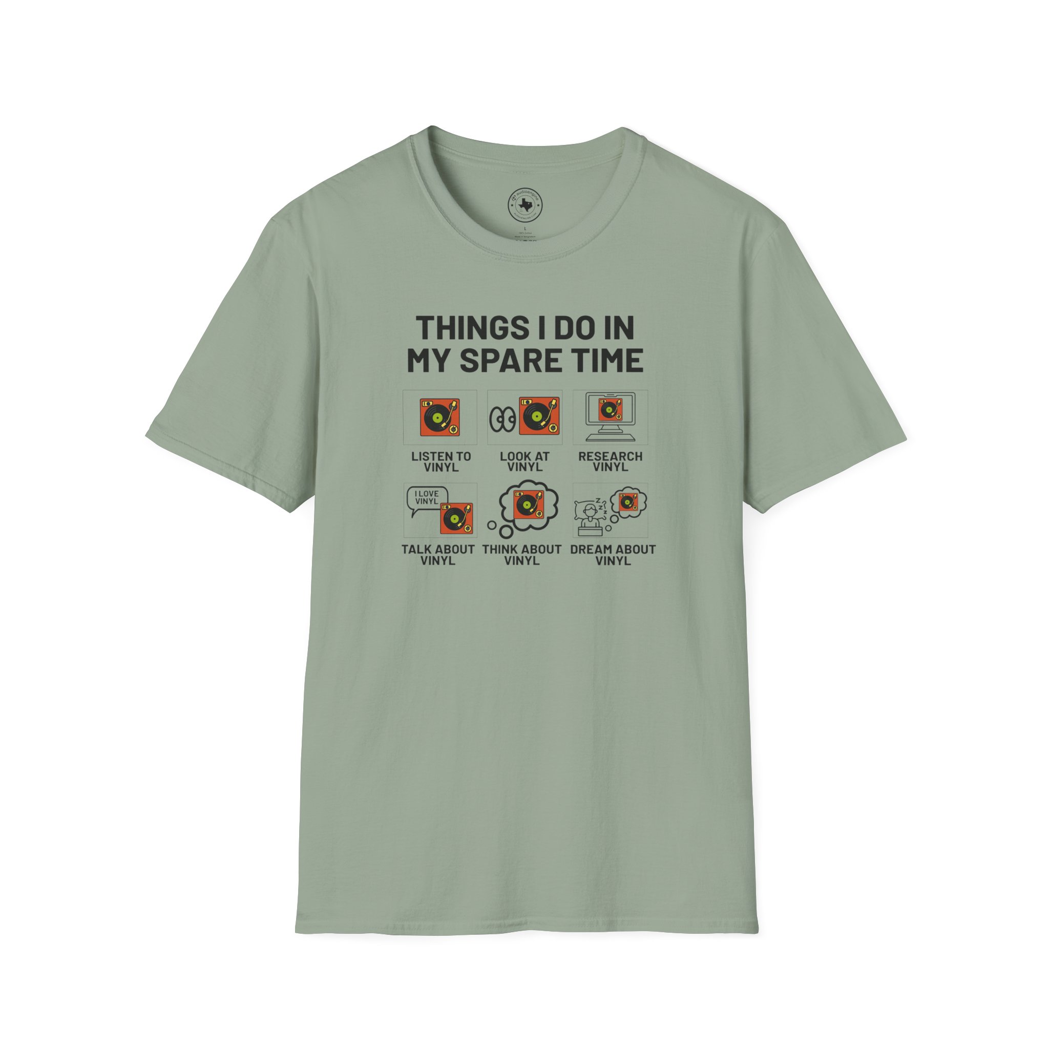 Things I Do In My Spare Time T-Shirt — Funny Hobbies Graphic Tee - Image 67