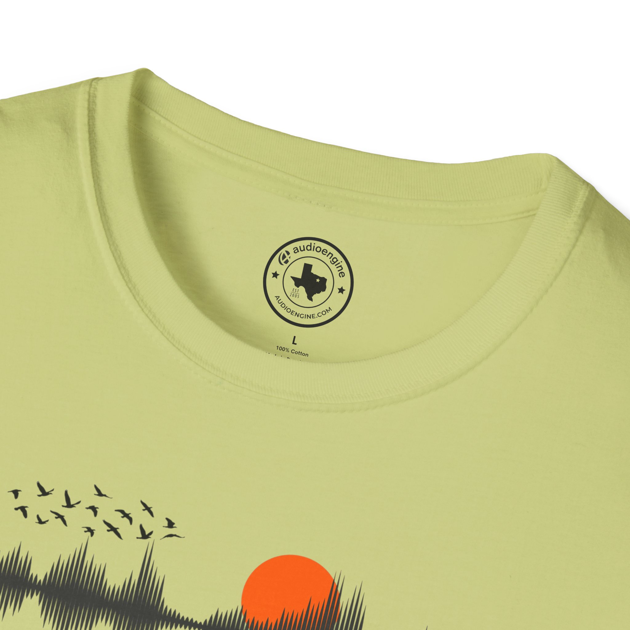 Sunset Soundwave T-Shirt — Minimal Nature Waveform Tee - Image 59