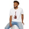 Electric Guitar Graphic T-Shirt — Red Psychedelic Music Tee - Thumbnail Image 17
