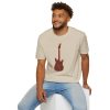 Electric Guitar Graphic T-Shirt — Red Psychedelic Music Tee - Thumbnail Image 44