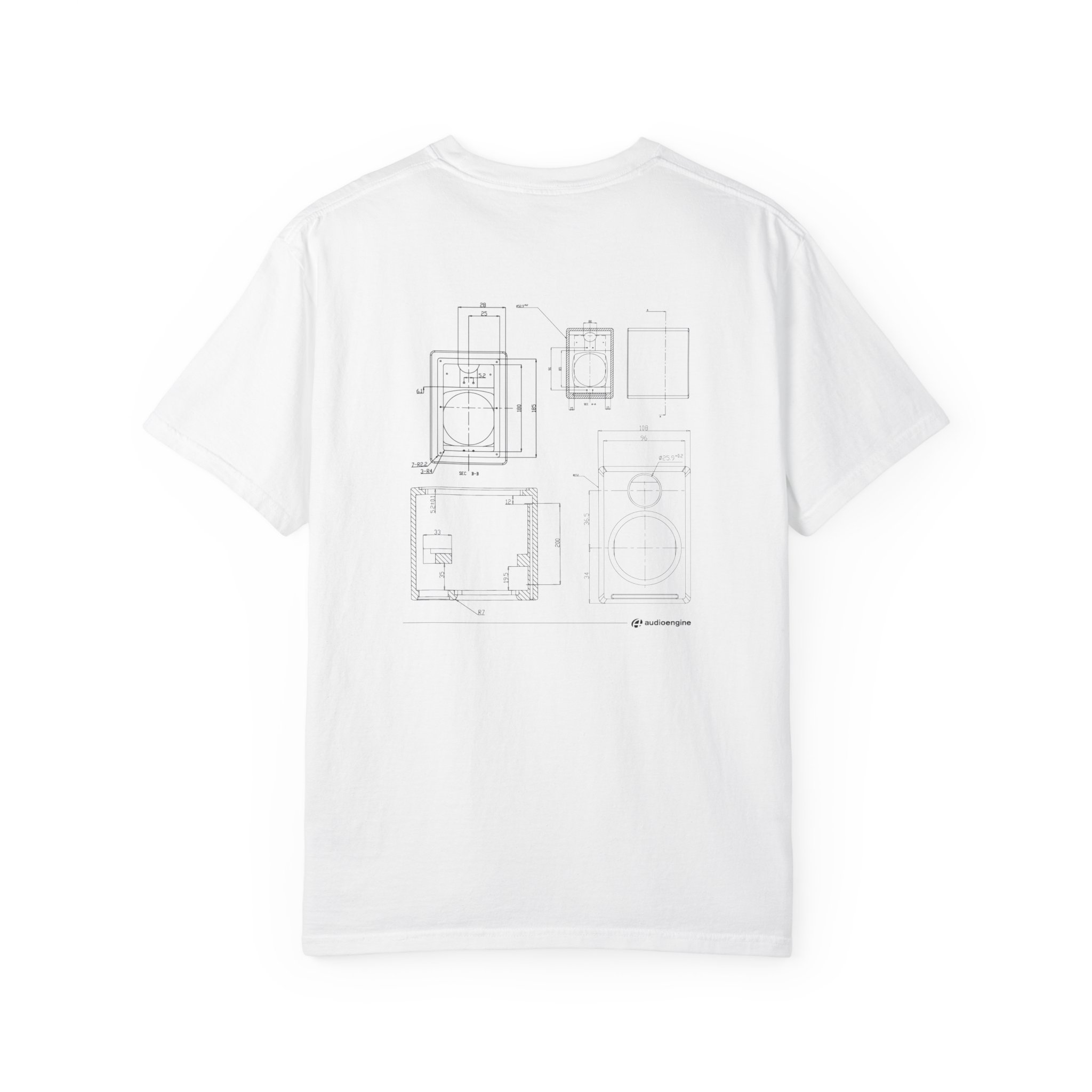 Minimalist Blueprint Tee | Unisex T-Shirt, Casual Clothing, Graphic Tee, Comfortable Fashion, Gift for Architects - Image 1