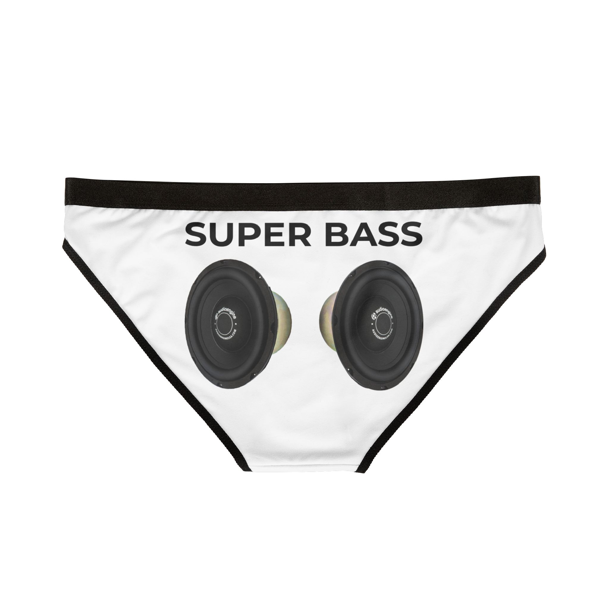 Women’s Bikini Briefs — “SUPER BASS” Speaker Graphic - Image 3