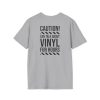 Vinyl Lover T-Shirt — "Caution! Can Talk About Vinyl For Hours" Graphic Tee - Thumbnail Image 20