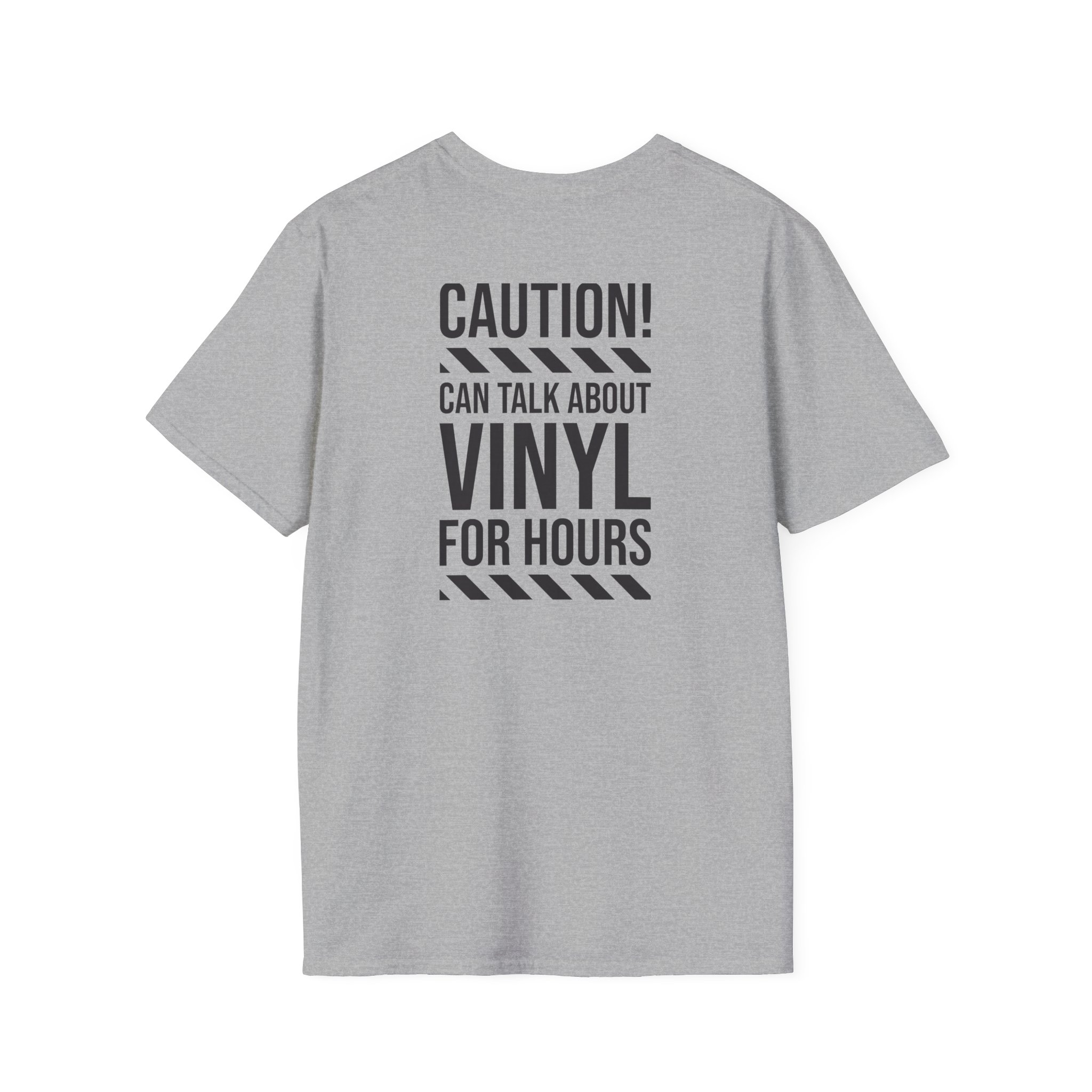 Vinyl Lover T-Shirt — "Caution! Can Talk About Vinyl For Hours" Graphic Tee - Image 20