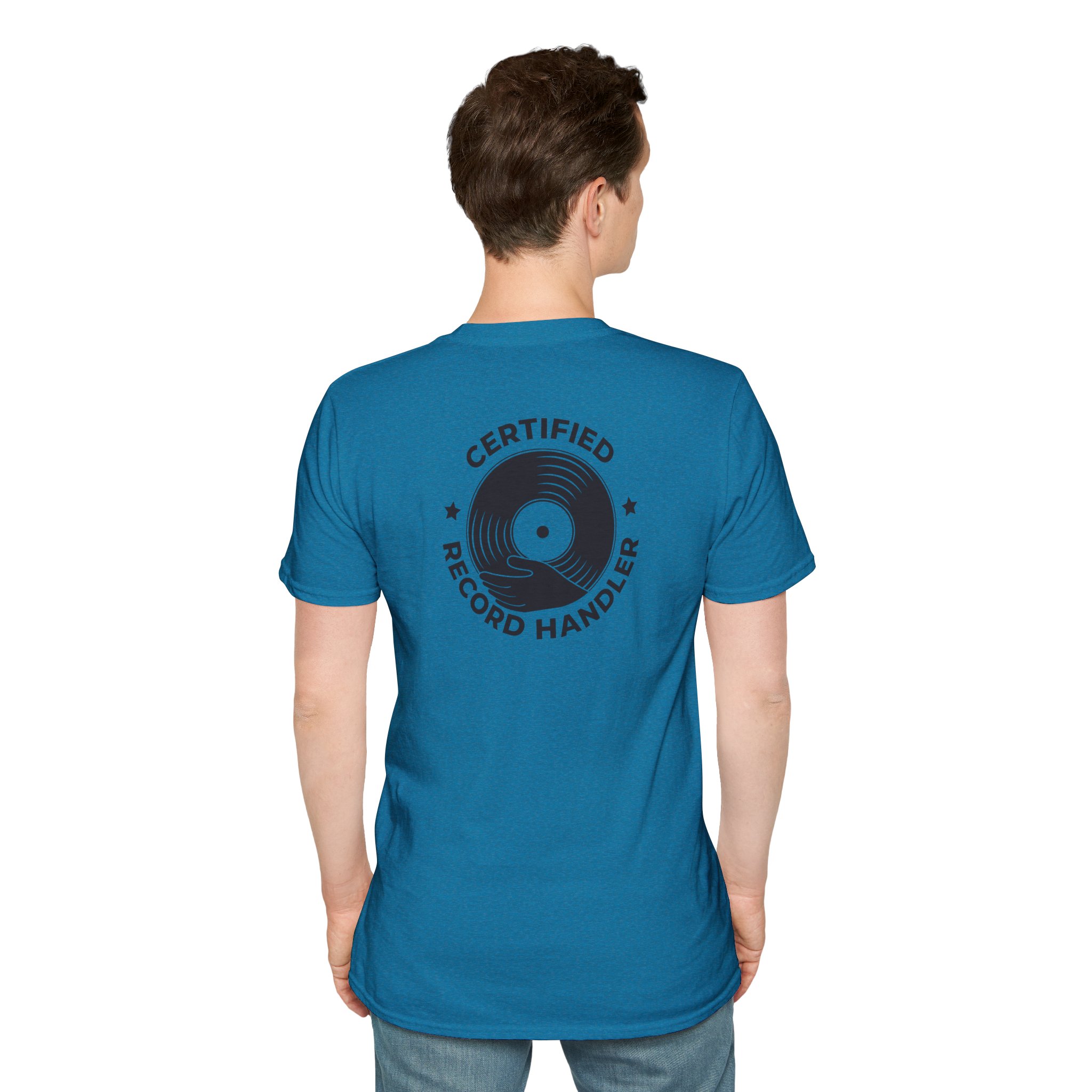 Certified Record Handler T-Shirt — Retro Vinyl DJ Tee - Image 78