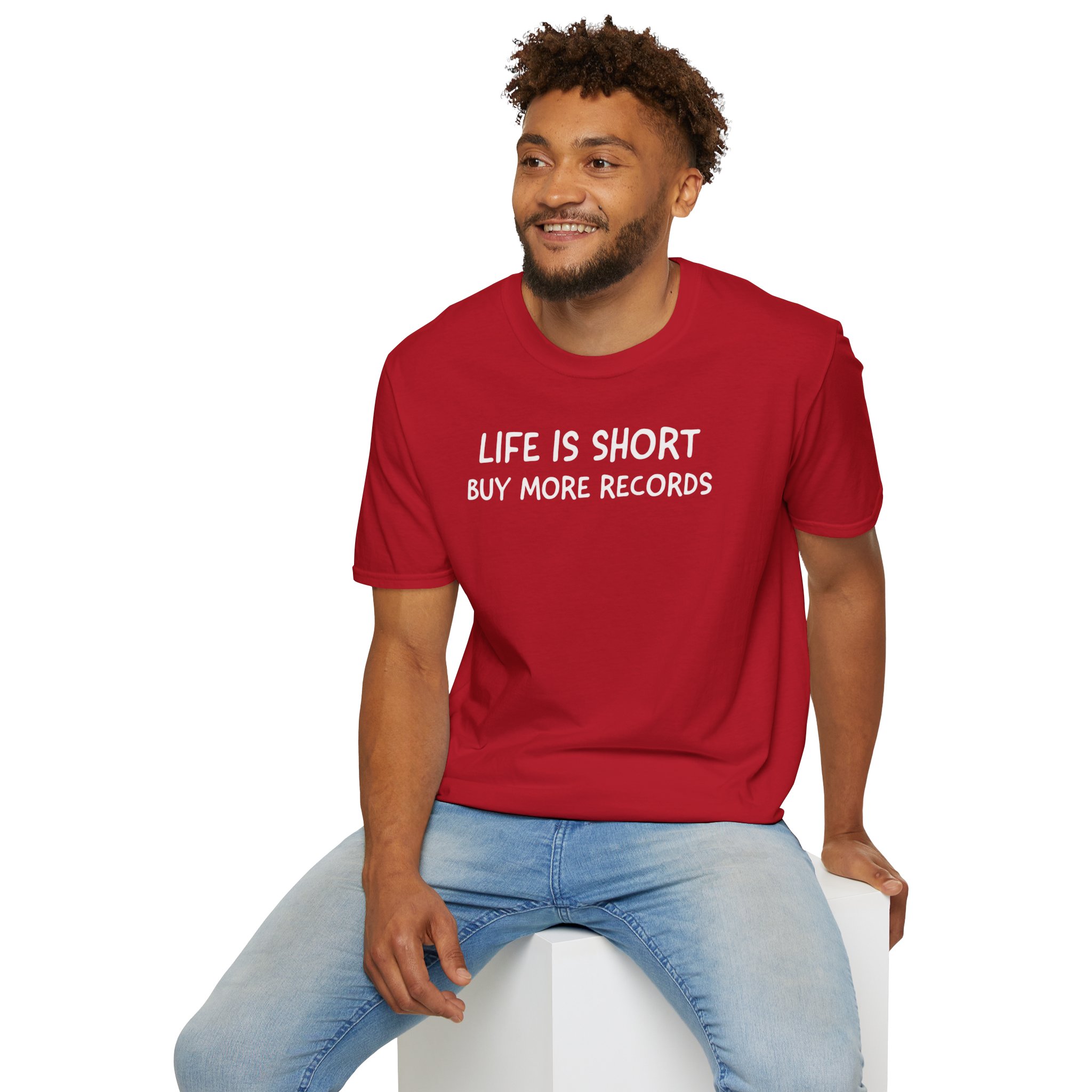 Life Is Short Buy More Records T-Shirt — Vinyl Lover Tee - Image 112