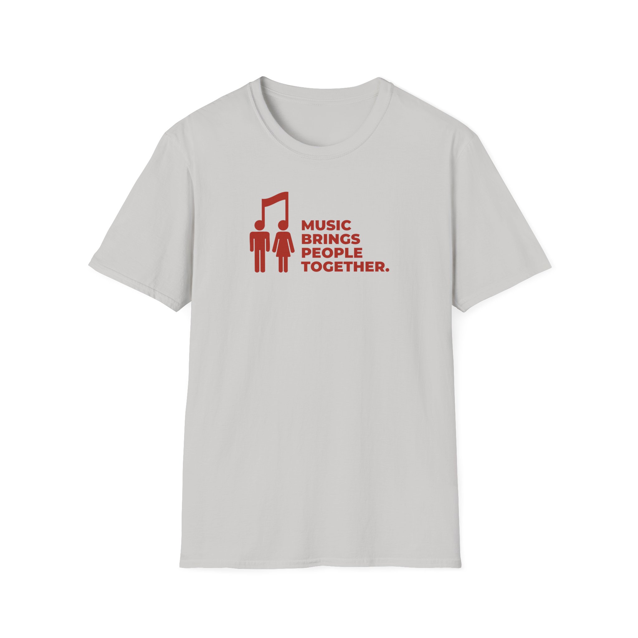 Music Brings People Together Unisex Softstyle T-Shirt - Image 13