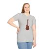 Electric Guitar Graphic T‑Shirt — Red Pattern Rock Music Tee - Thumbnail Image 45