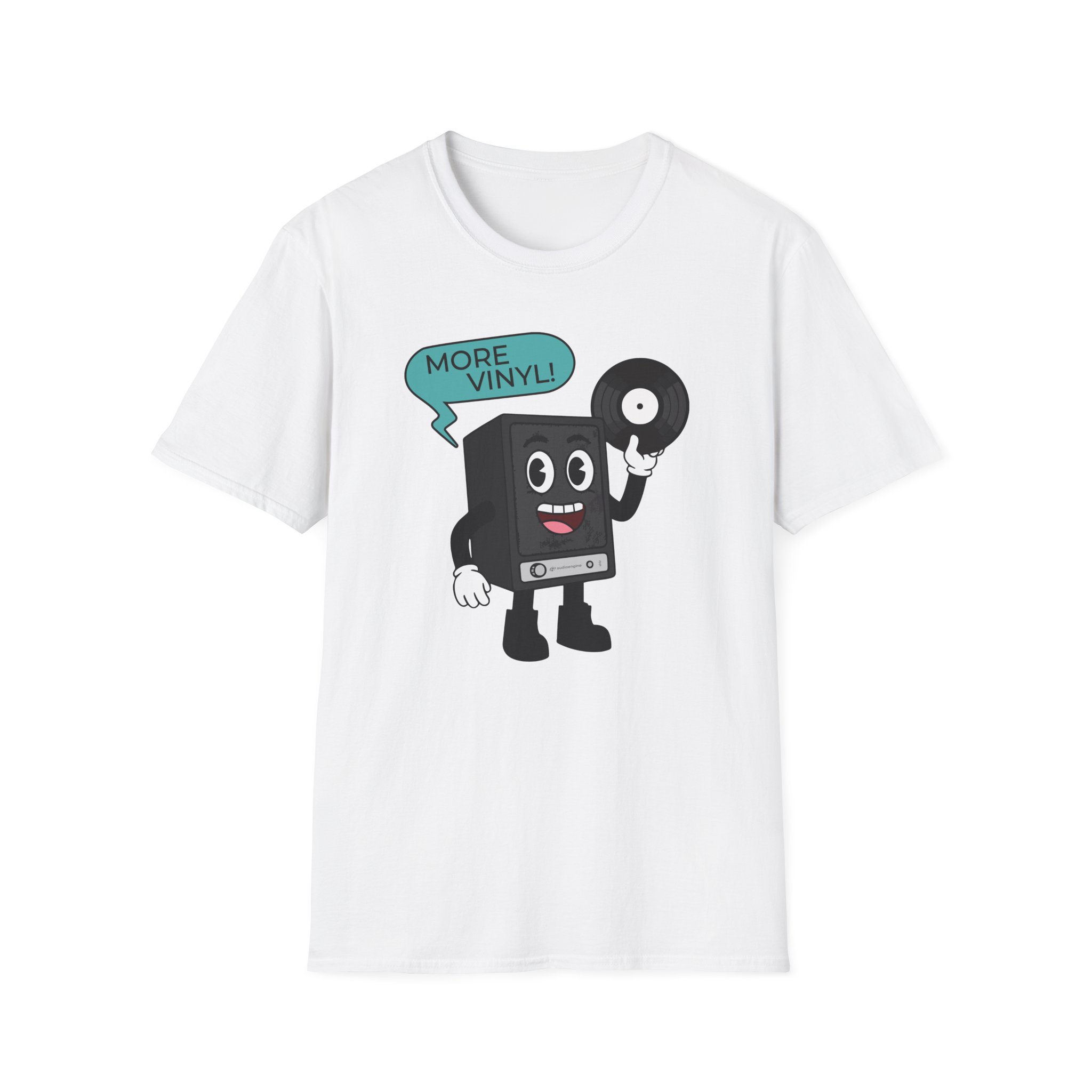 Vinyl Music Lover T-Shirt - More Vinyl Design - Image 5