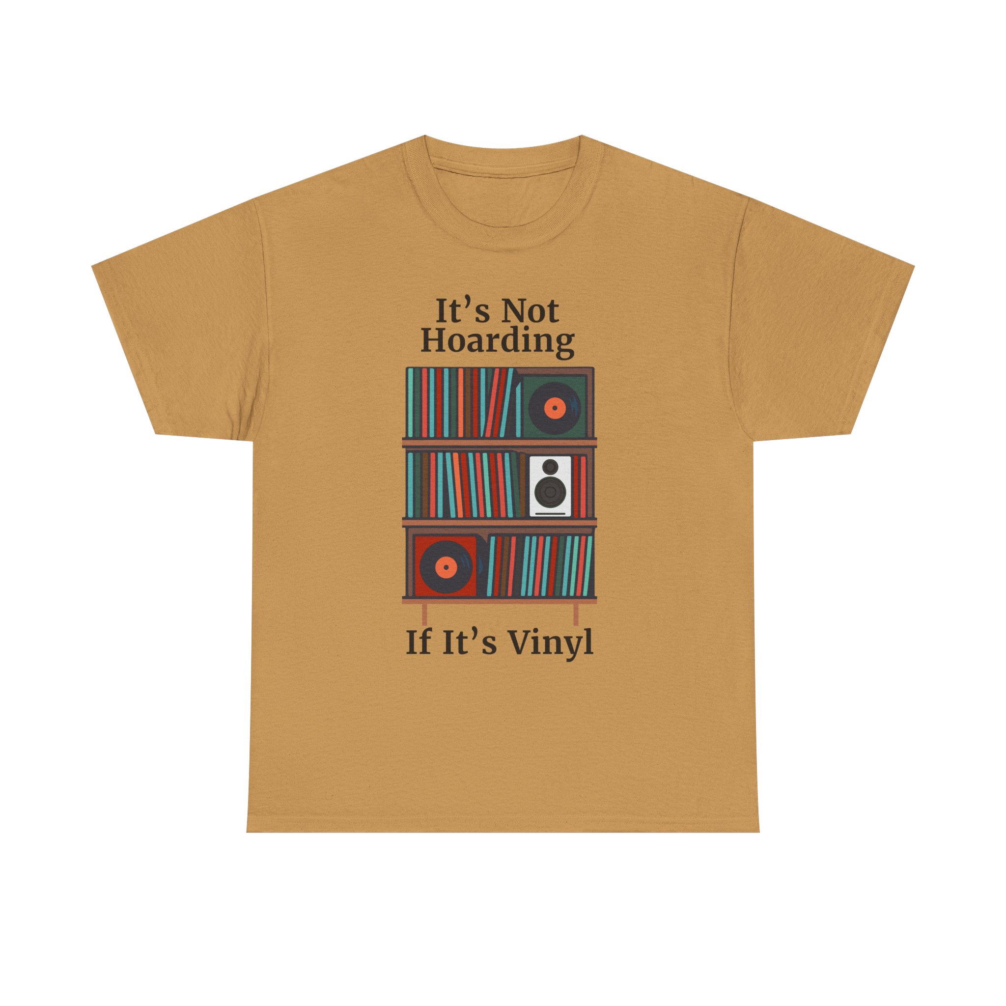 Vinyl Lover's Tee, Music Enthusiast Shirt, Record Collector Gift, Unique Vinyl Print T-Shirt, It's Not Hoarding If It's Vinyl - Image 21