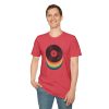 Retro Vinyl Record T-Shirt — Rainbow Stack Turntable Tee - Thumbnail Image 146