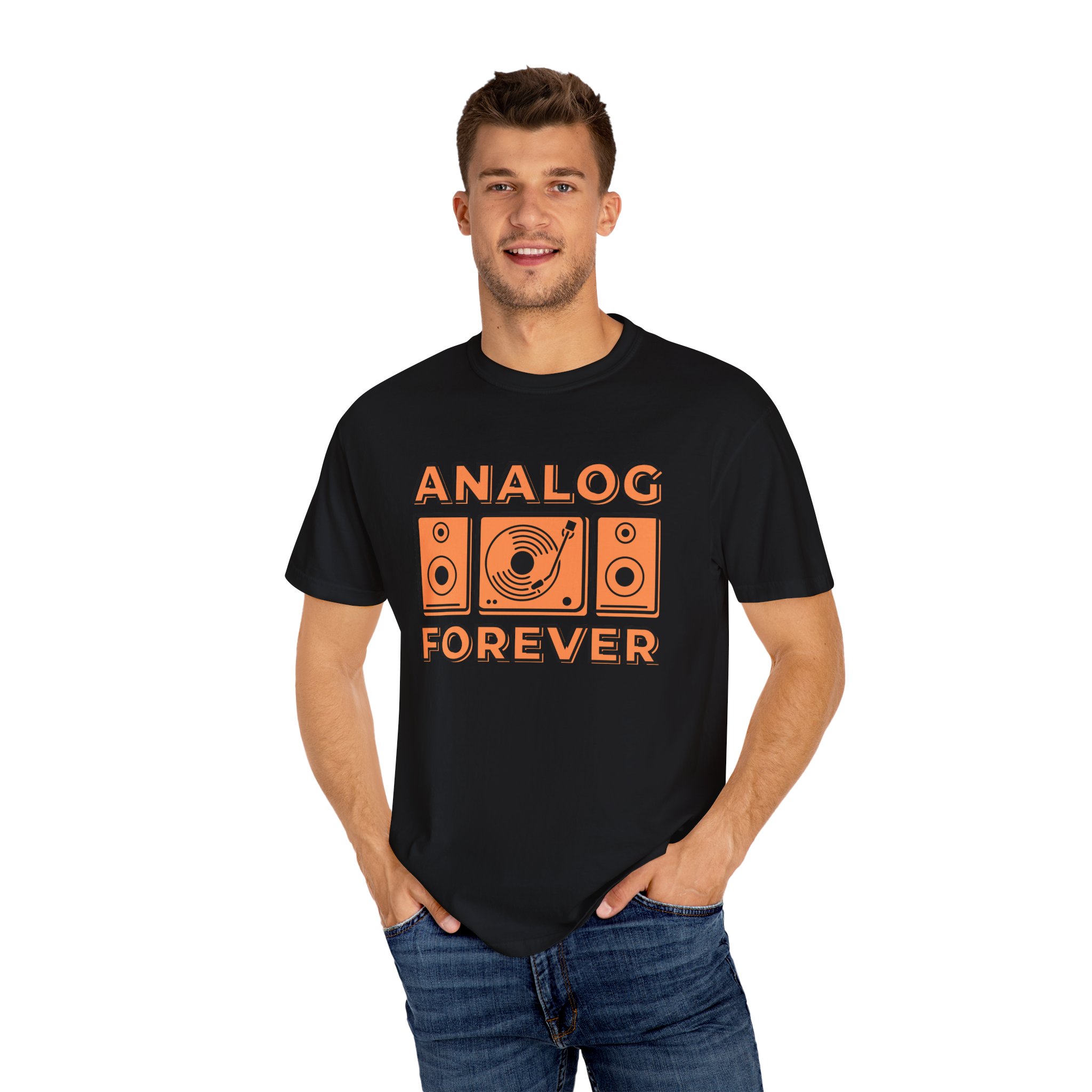 Analog Forever T-Shirt, Unisex Vintage Tee, Music Lover Gift, Retro Style Shirt, Cool DJ Apparel, Casual Streetwear - Image 28