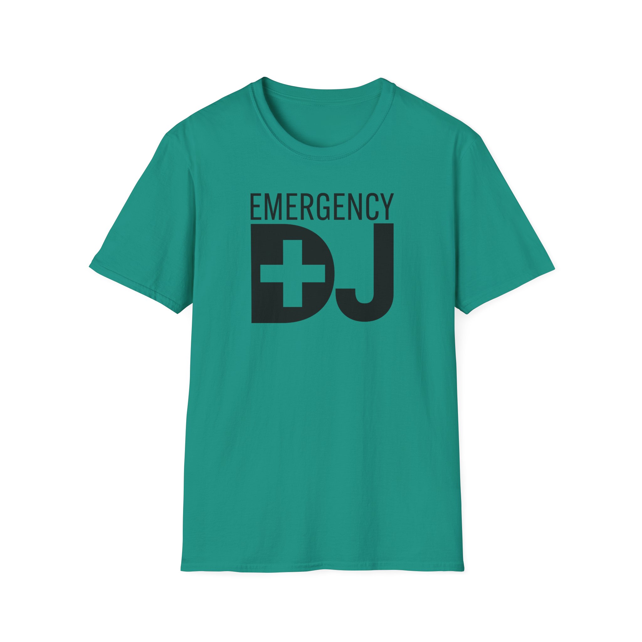 Emergency DJ Unisex Softstyle T-Shirt - Perfect for Music Lovers and Events - Image 45