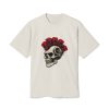 Faded Skull Music Tee - Unisex Retro Graphic T-Shirt - Thumbnail Image 5