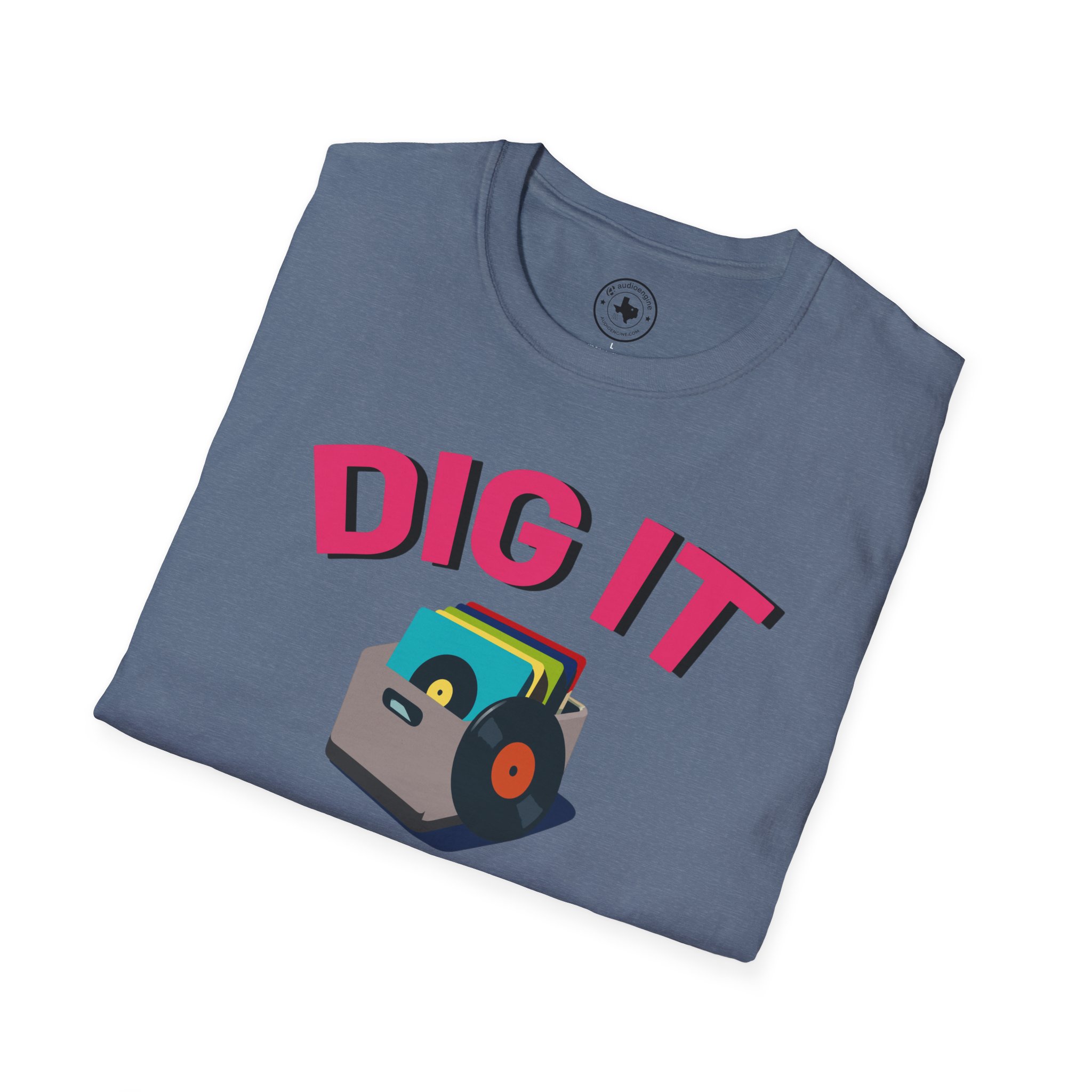 Dig It T-Shirt — Retro Excavator Graphic Tee - Image 112