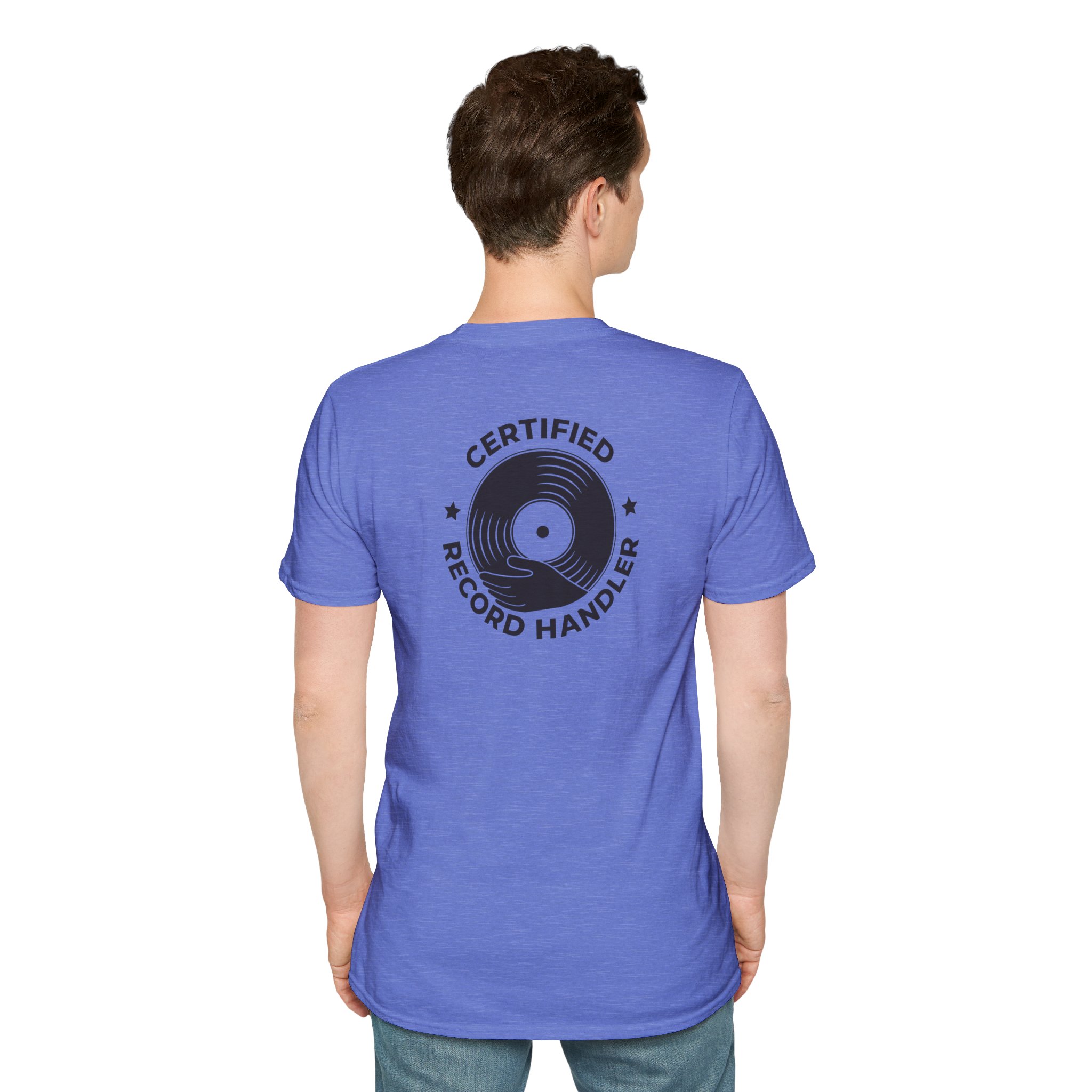 Certified Record Handler T-Shirt — Retro Vinyl DJ Tee - Image 66