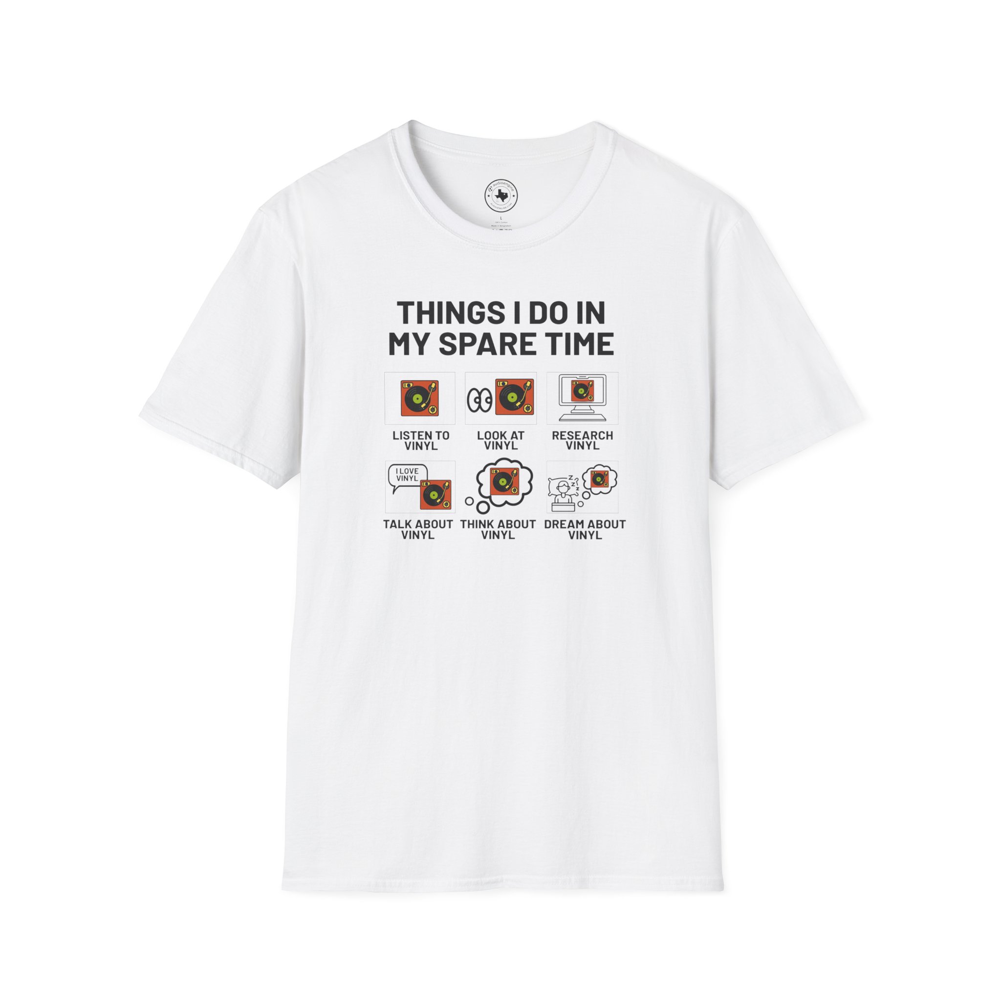 Things I Do In My Spare Time T-Shirt — Funny Hobbies Graphic Tee - Image 12