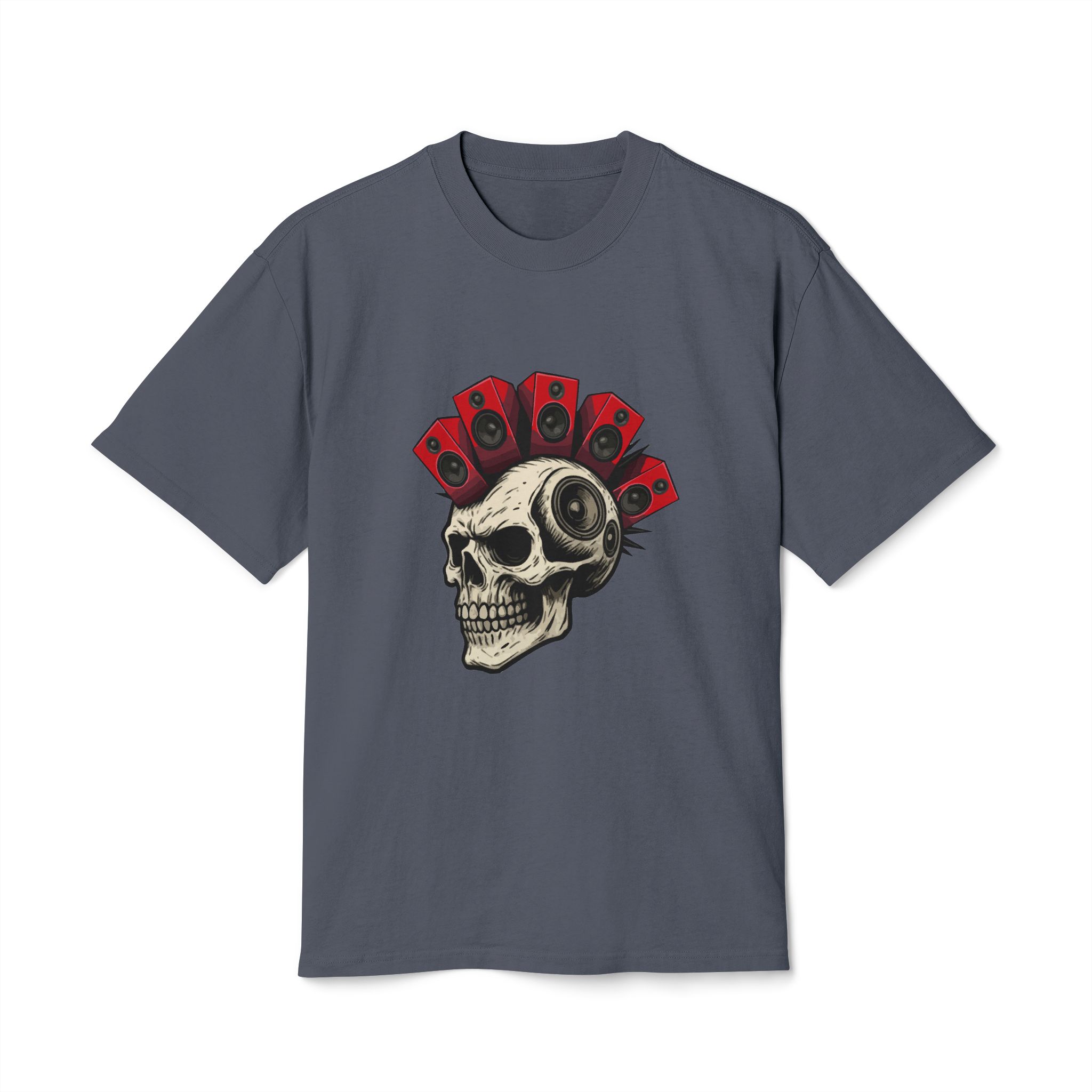 Faded Skull Music Tee - Unisex Retro Graphic T-Shirt - Image 21