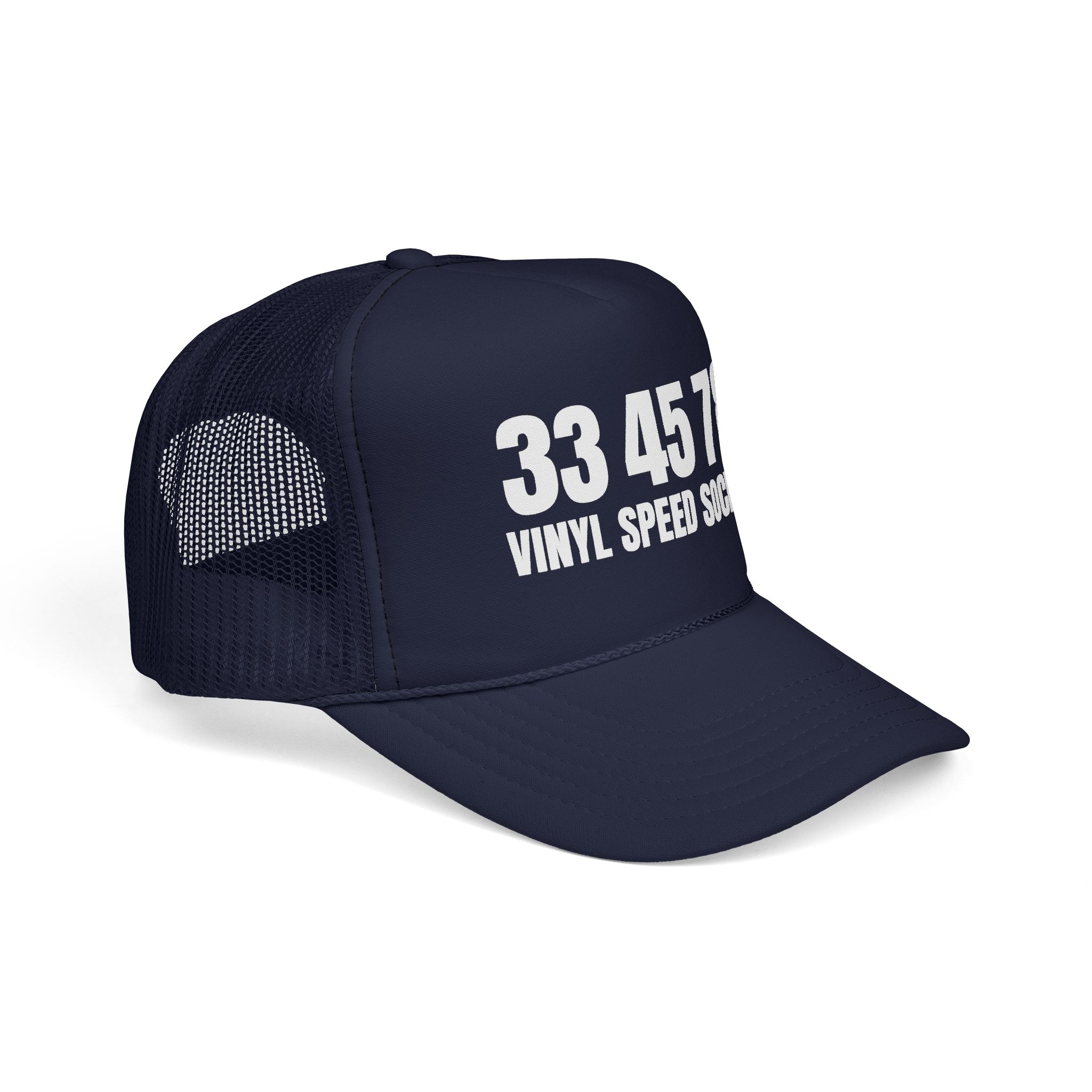 Vinyl Speed Society Trucker Cap - Retro Red Hat for Music Lovers - Image 12