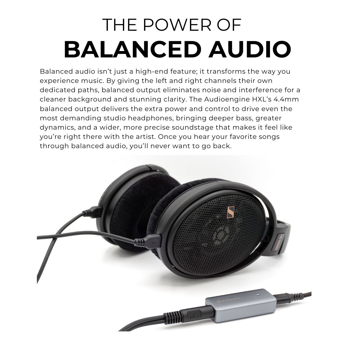 HXL Portable Balanced Headphone Amplifier and HiFi DAC (Open Box) - Image 4